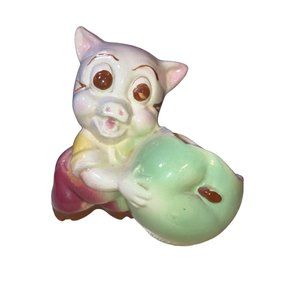 Hand Painted Ceramic “PIG” Planter vintage